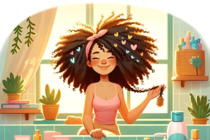 Can a white girl with thick curly hair use ethnic hair products