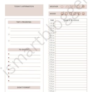 Daily Planner - Simple