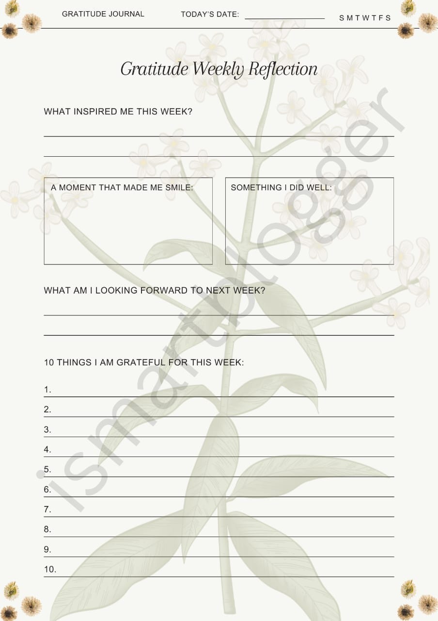 Gratitude Weekly