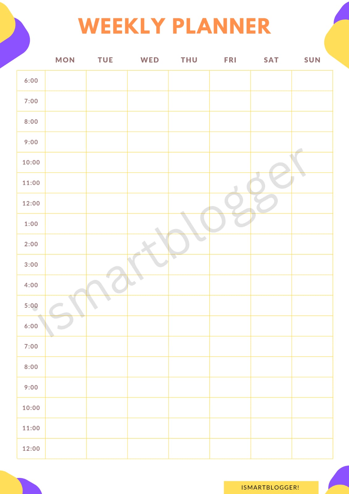 Weekly Planner