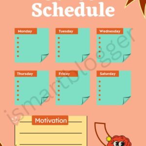 Weekly Schedule School